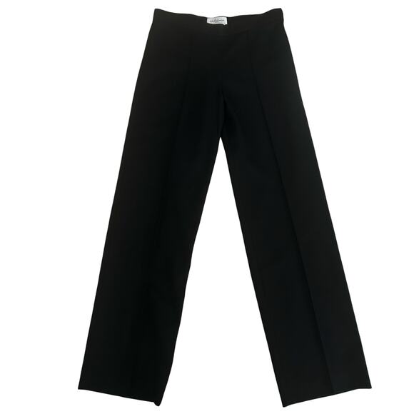 Balenciaga Le Dix women's 100% wool side zip straight black pants size 40 US 8 - Picture 1 of 7